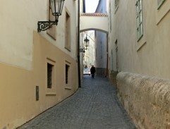 The narrow street
