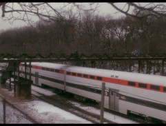 Railway footbridge