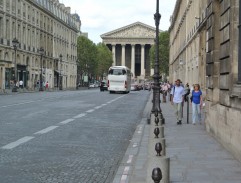 Alfa in front of the Madeleine