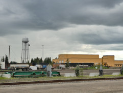 The Railway Station in Fairbanks