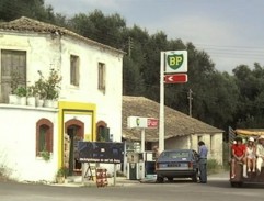 At the gas station