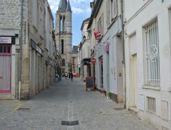 Street with church