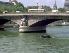 The car in the river