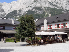 The courtyard of Schloss Adler