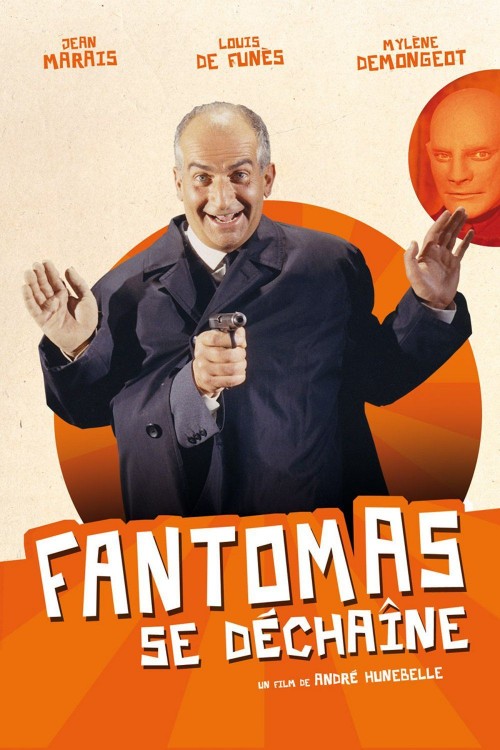 Fantomas se dechaine  Louis De Funes movie poster 