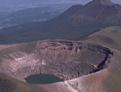 Above the volcano