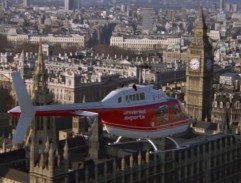 Fly over Westminster palace