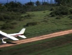 BMW and airplane in Cuba