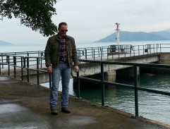 Chad arriving on Lantau Island