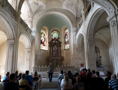 At the chapel of monastery