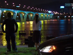 By the bridge at night