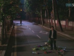 The scattered flowers
