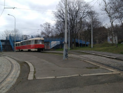Final stop of a tram
