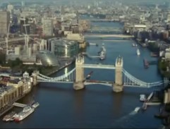 Aerial view of London