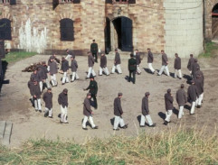 Prison courtyard