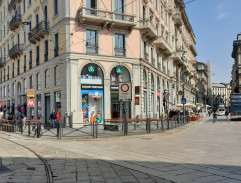 In the street