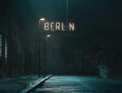 Dark street in Berlin