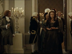 The Duchess, the Duke and Bess arrive at the ball
