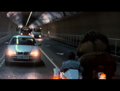 Harry and Hagrid on the motorbike