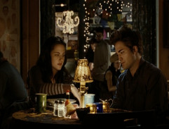 Bella and Edward at dinner