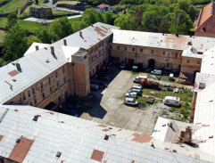 Prison courtyard