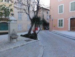 Narrow street in harbour