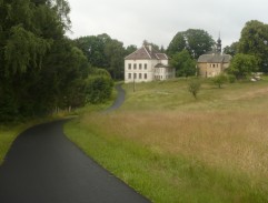 Arriving to the church