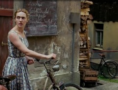 Hanna with the bike