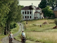 Arriving to the church