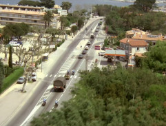 Convoy on the city border